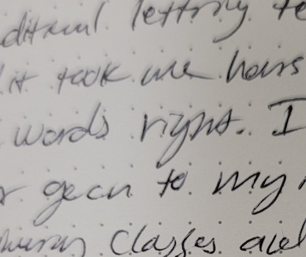 My penmanship is the&nbsp;ugly