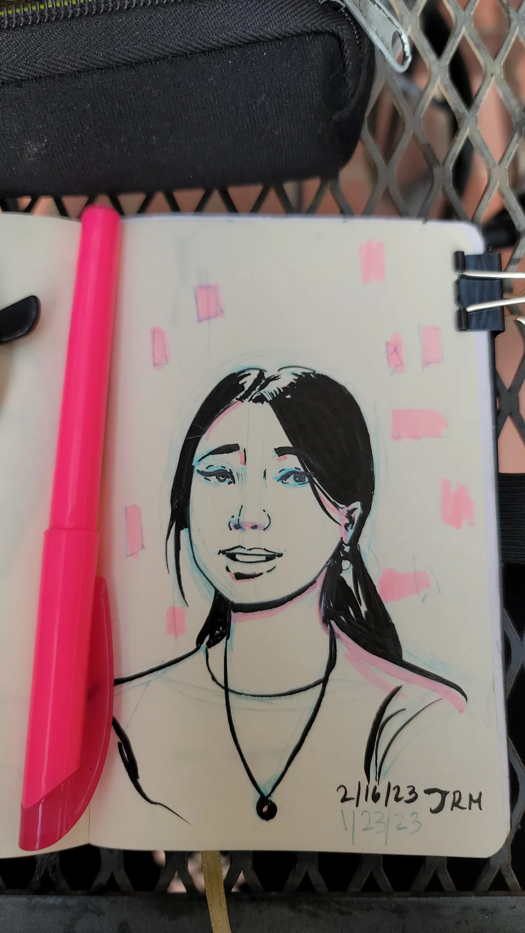 A Sketchbook, Toothbrush, and a Car